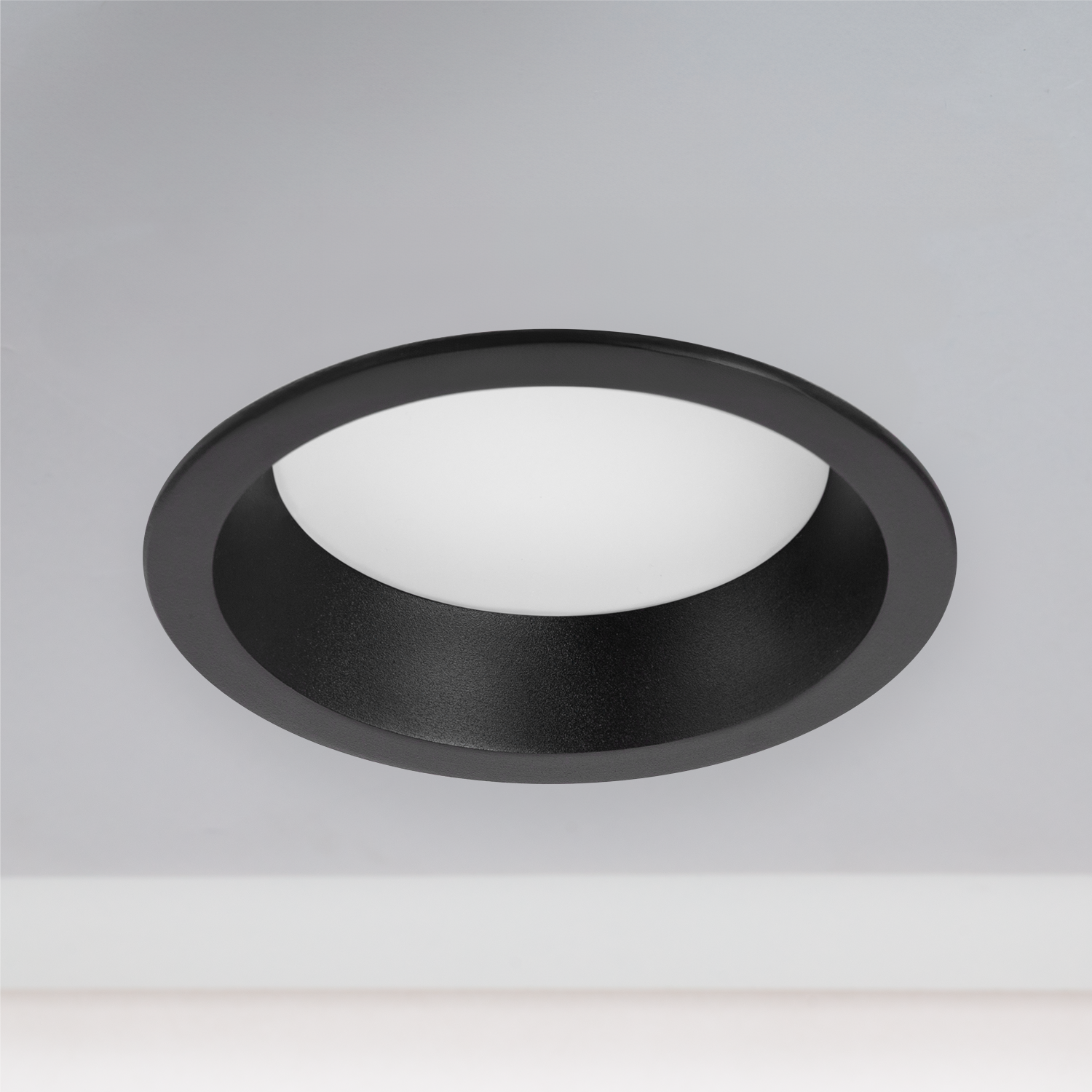 Foco Downlight Circular LED 20W 2.000Lm 6000ºK Antirreflexo UGR19 40.000H Preto