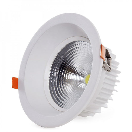 Foco Downlight Circular LED 24W 3360Lm 6000ºK Antirreflexo UGR19 40.000H