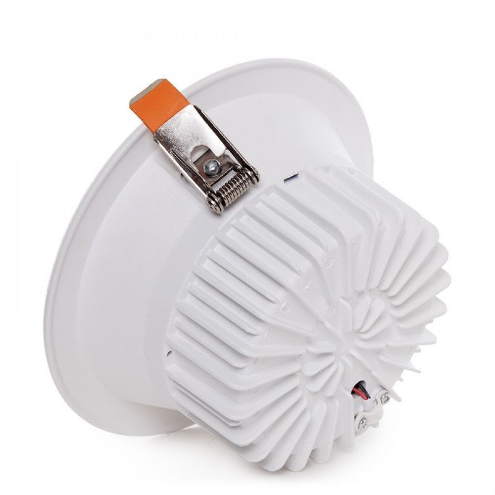 Foco Downlight Circular LED 24W 3360Lm 6000ºK Antirreflexo UGR19 40.000H