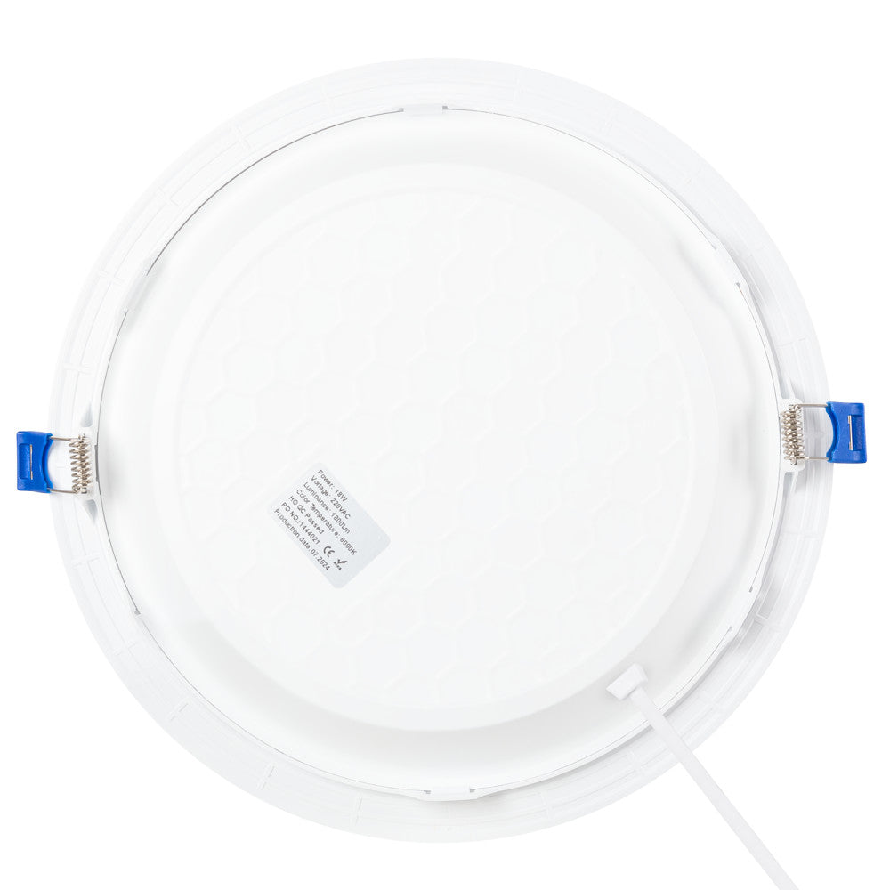 Lâmpada embutida LED 100Lm/W 18W 1800Lm 6000ºK IP20