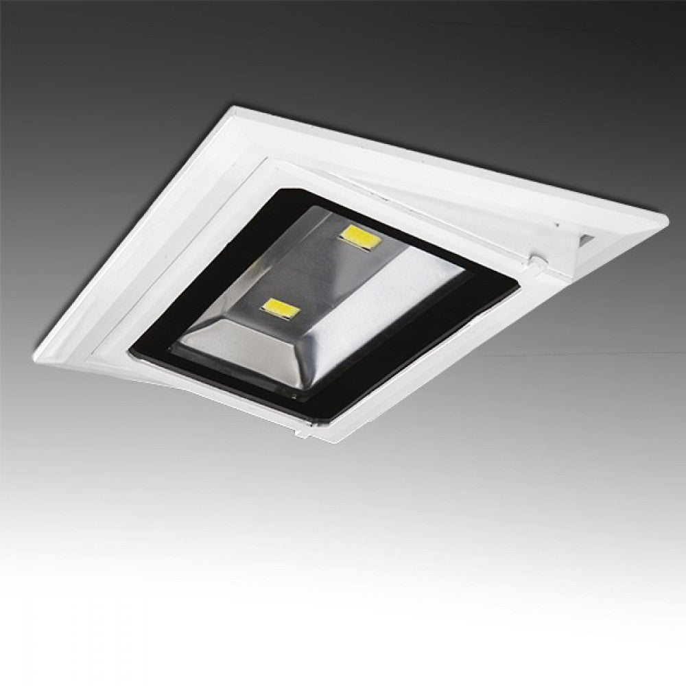 Foco Downlight LED 20W 1.800Lm 6000ºK Retangular Inclinável 40.000H