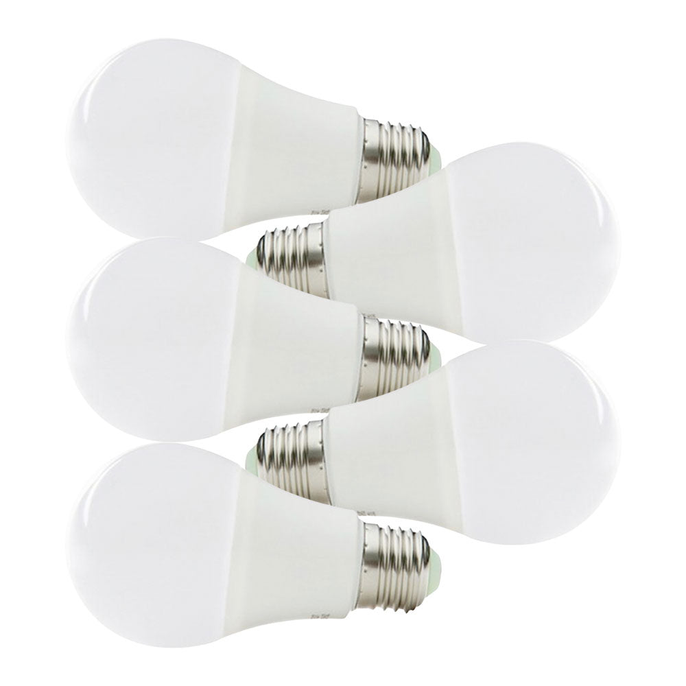 Pack 5 Lâmpadas LED E27 9W 1000Lm 6000ºK 40,000H