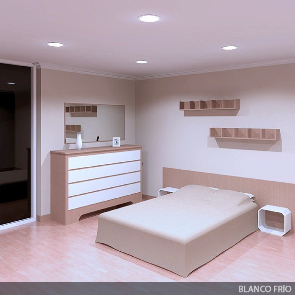 Painel LED 18W 1800Lm 6000ºK Circular 40.000H