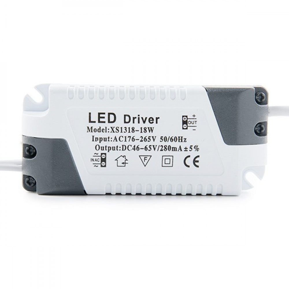 Painel LED 18W 1800Lm 6000ºK Quadrado 40.000H