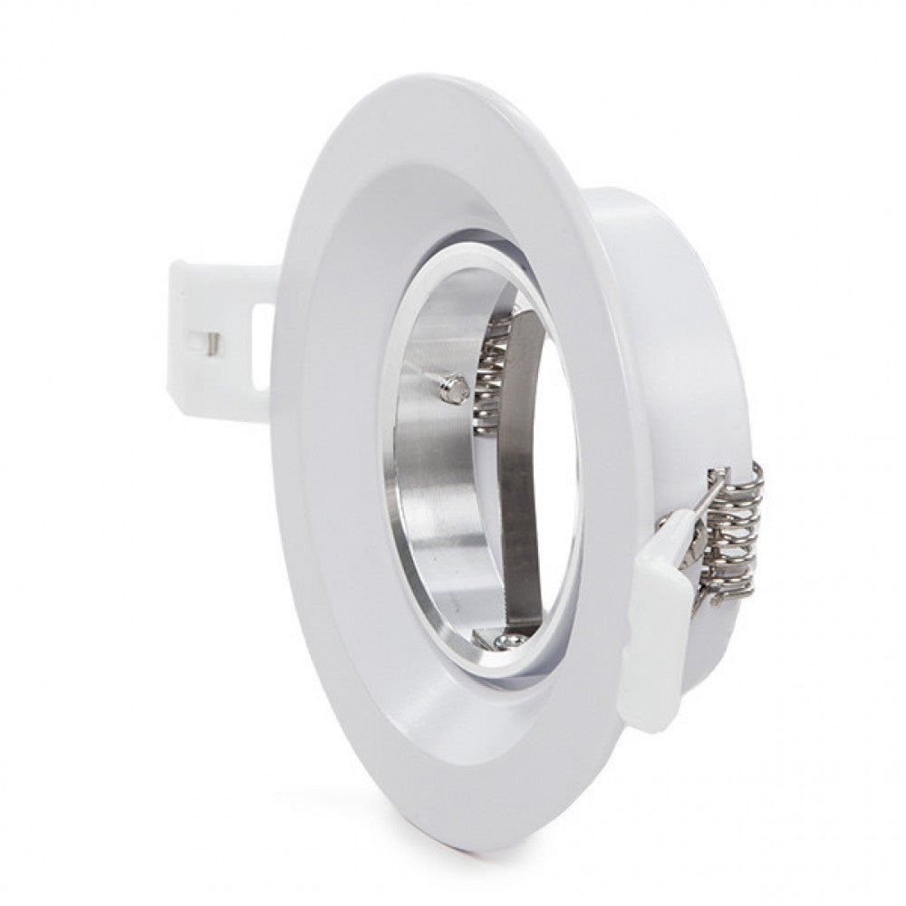 Anel Downlight Circular Gu10 Ø92Mm - Branco