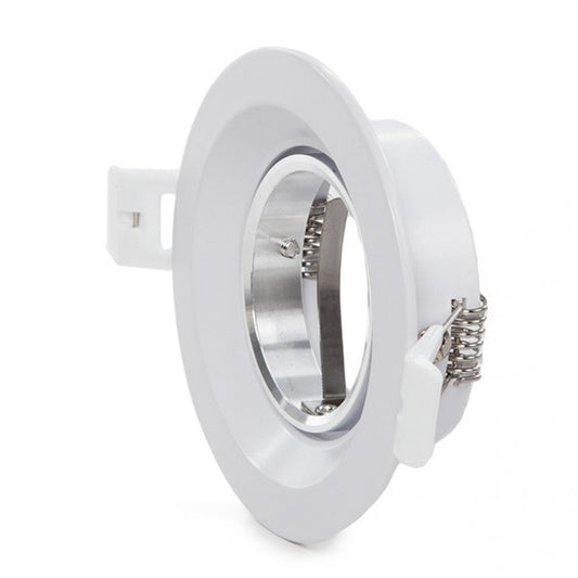 Anel Downlight Circular Gu10 Ø92Mm - Branco