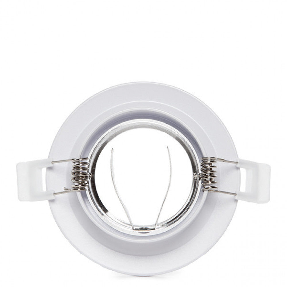 Anel Downlight Circular Gu10 Ø92Mm - Branco