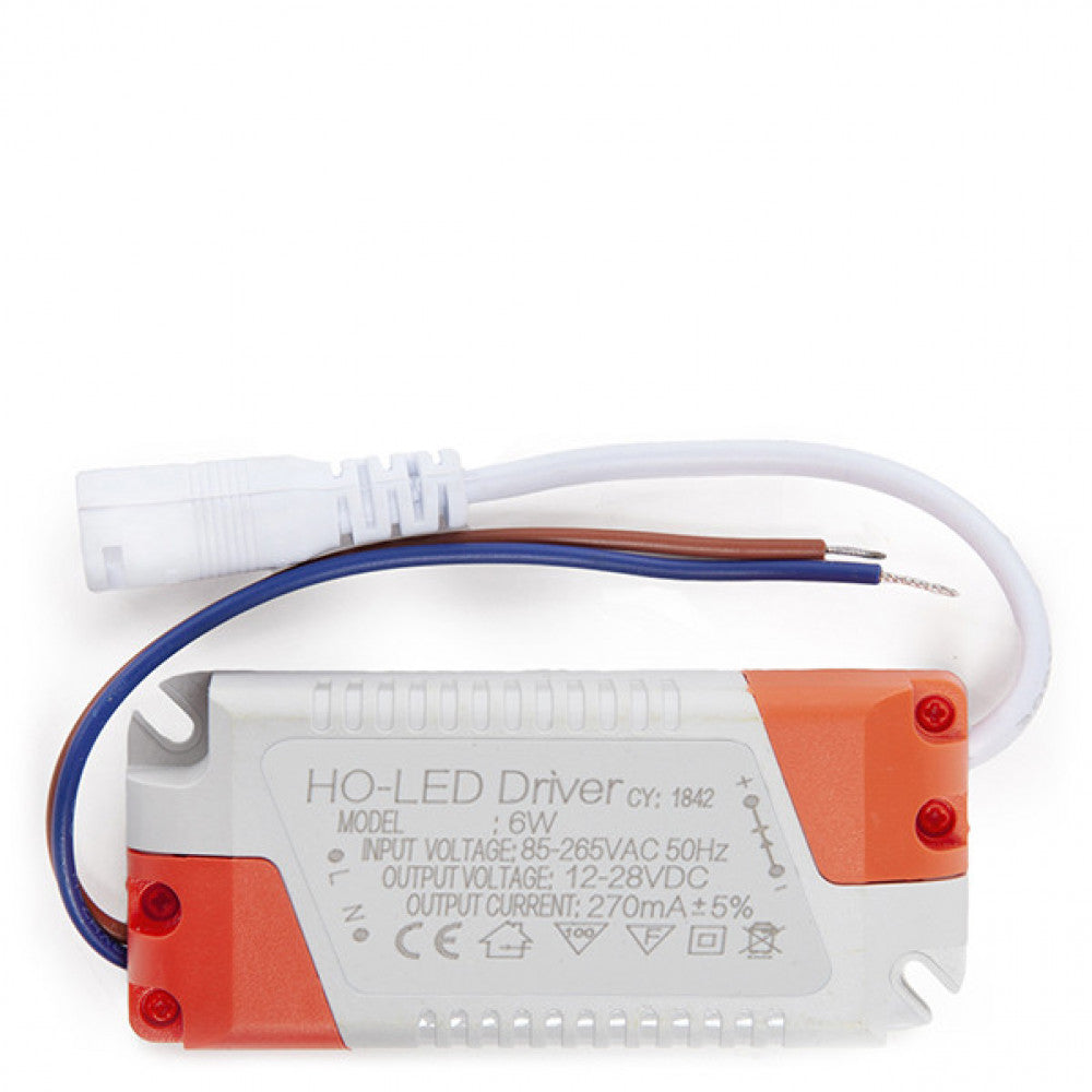 Driver Não Dimerizável 0.95 F.P. 50.000H Downlights LED 6W
