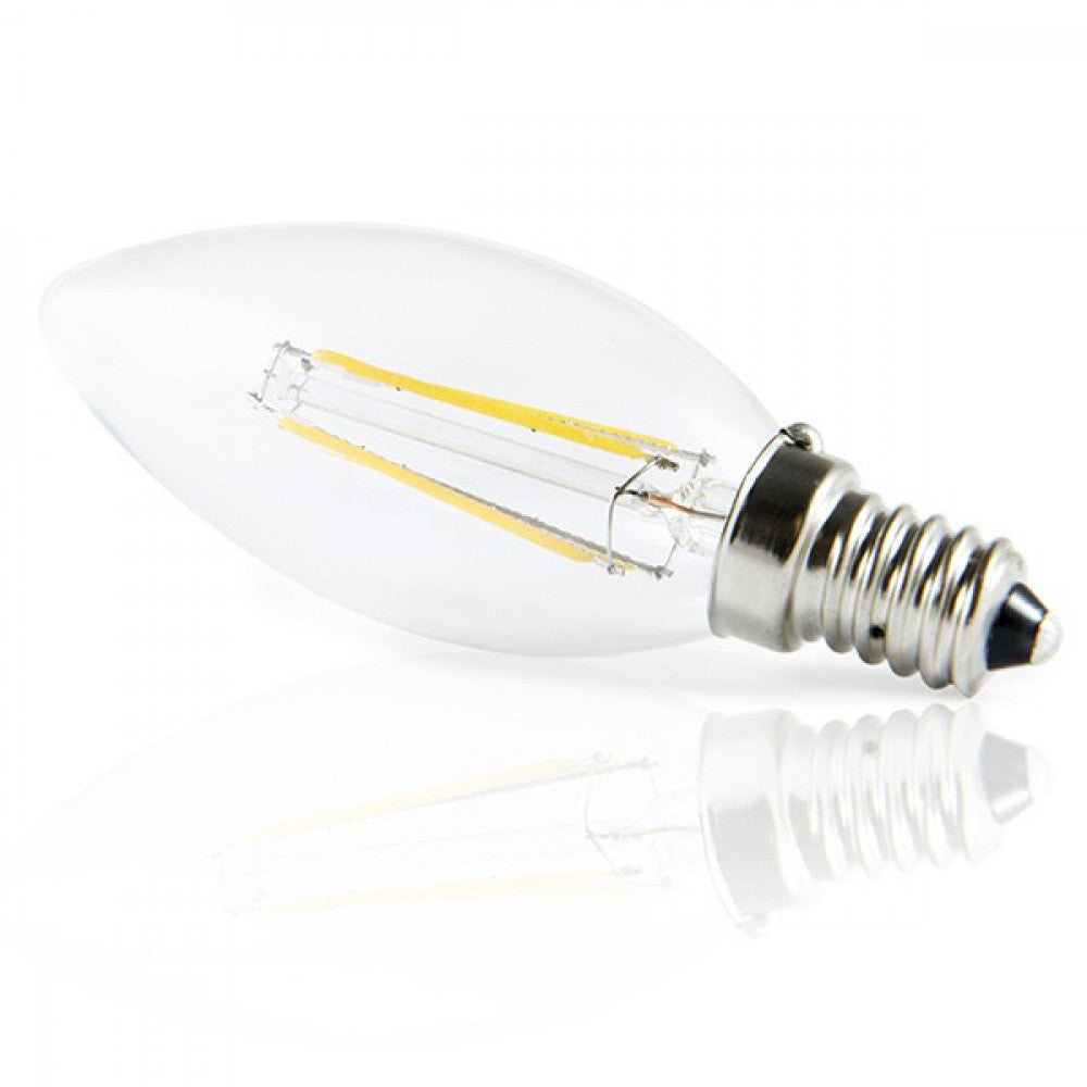 Lâmpada LED E14 4W 273Lm 2000ºK Filamento 40.000H