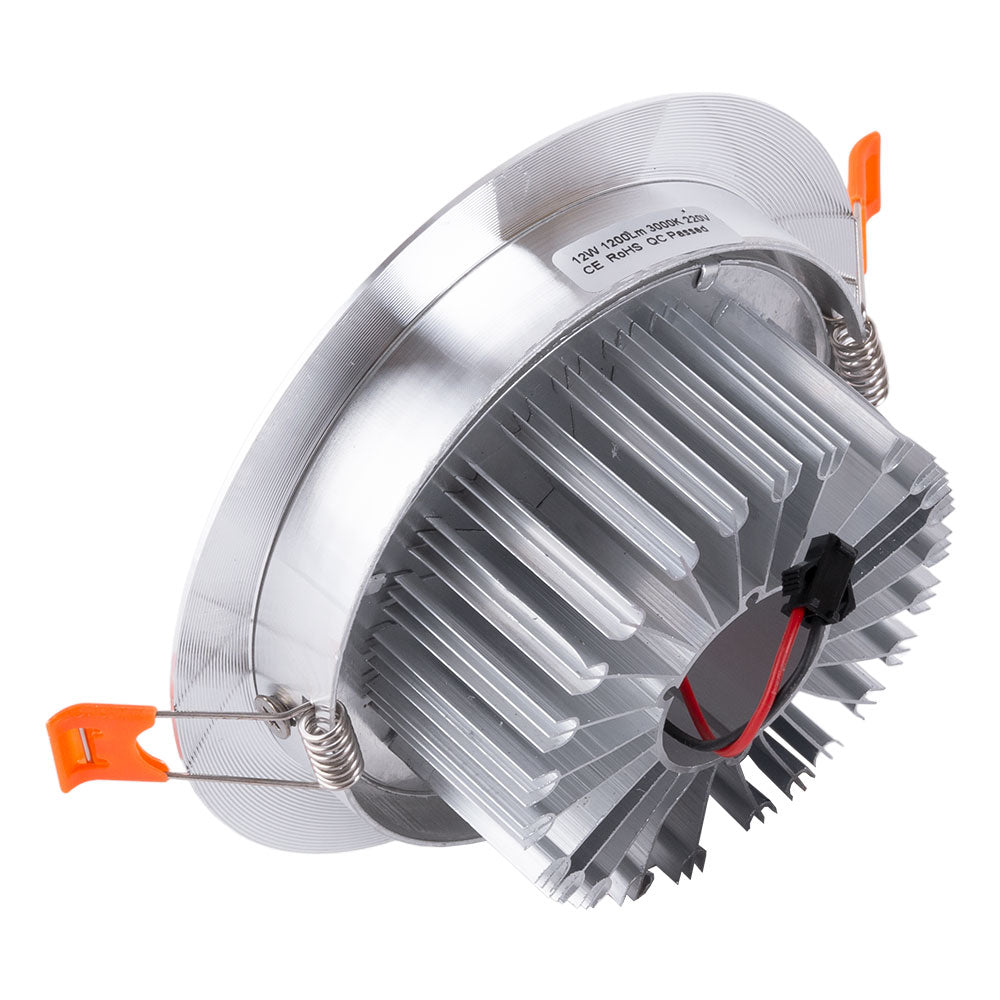 Foco Downlight LED 12W 1.200Lm 6000ºK Circular 40.000H
