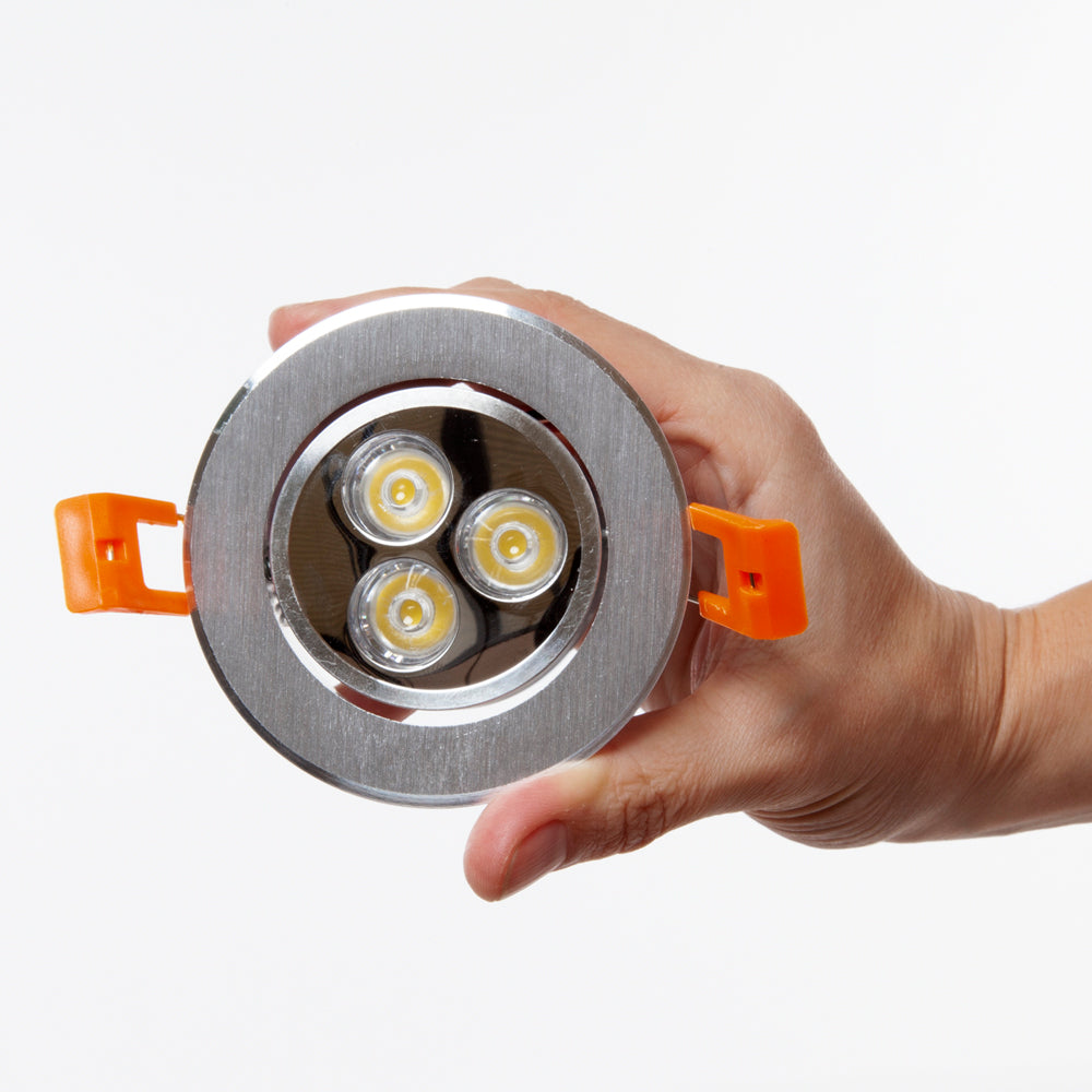 Refletor Downlight LED 3W 300Lm 6000ºK Circular 40.000H