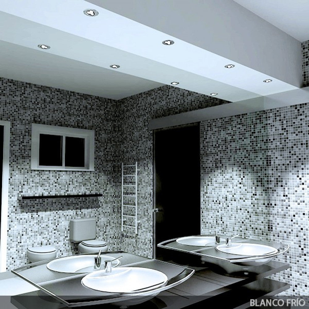 Refletor Downlight LED 3W 300Lm 6000ºK Circular 40.000H