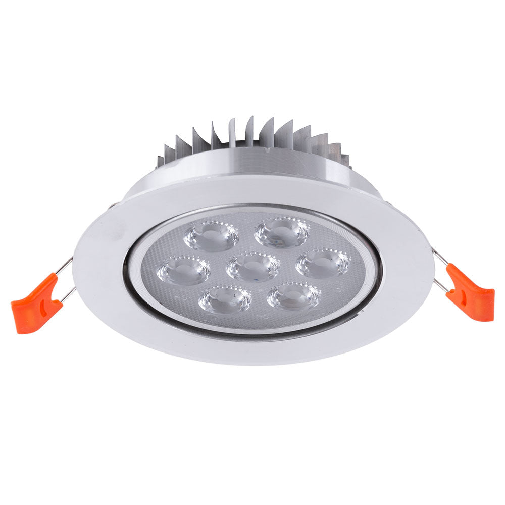 Foco Downlight LED 7W 700Lm 6000ºK Circular 40.000H