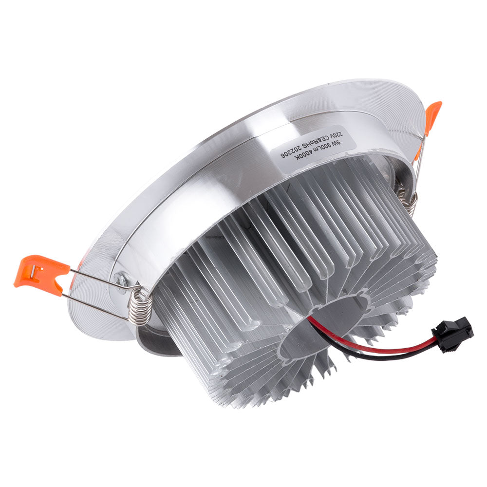 Refletor Downlight LED 9W 900Lm 6000ºK Circular 40.000H