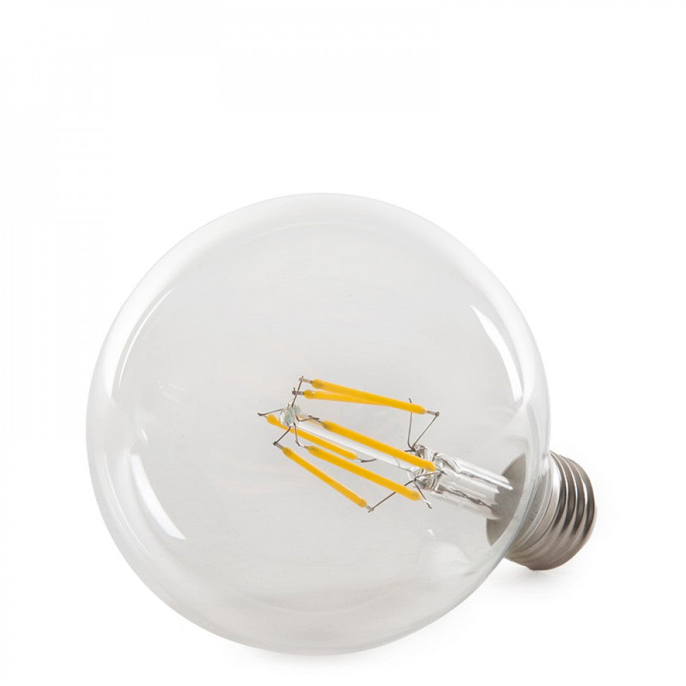 Lâmpada LED E27 6W 432Lm 2000ºK Filamento G95 40.000H
