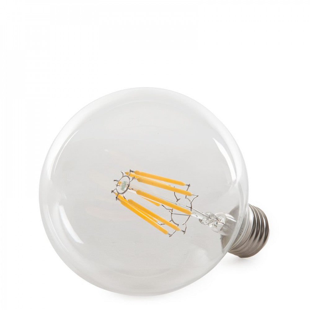 Lâmpada LED E27 8W 576Lm 2000ºK Filamento G95 40.000H