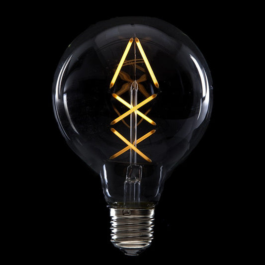 Lâmpada LED E27 4W 288Lm 2000ºK Filamento G95 40.000H