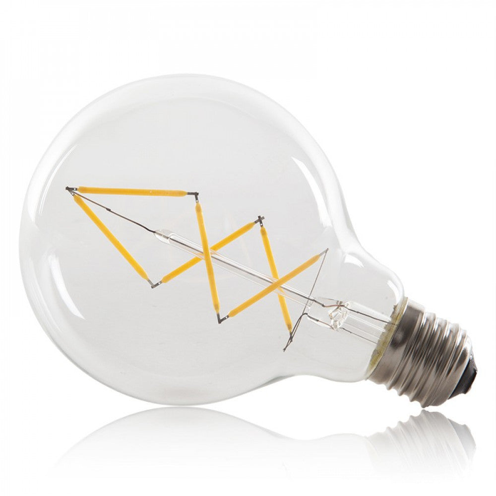 Lâmpada LED E27 4W 288Lm 2000ºK Filamento G95 40.000H
