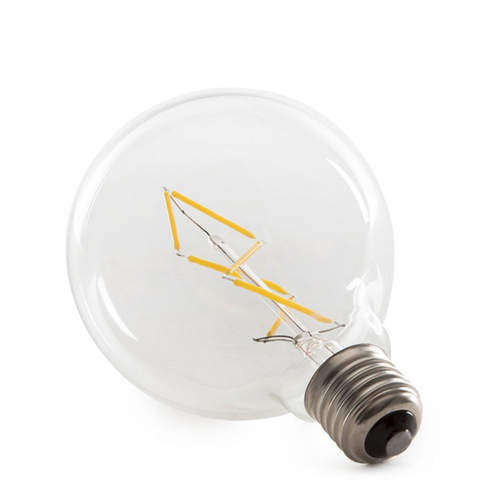 Lâmpada LED E27 4W 288Lm 2000ºK Filamento G95 40.000H