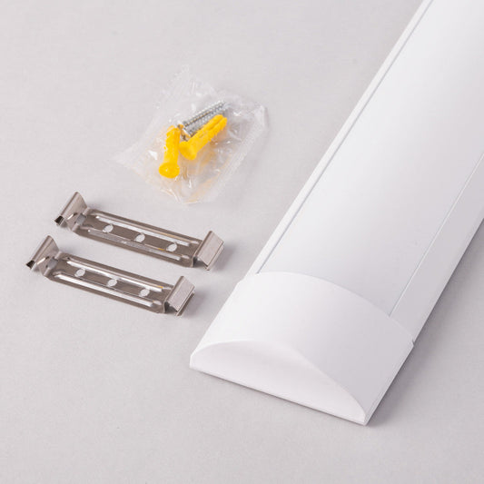 Luminária LED de Superfície Linear 50W 120Lm/W 6000Lm 6000ºK 150Cm 40.000H