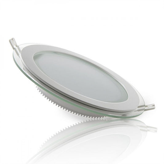 Downlight LED 18W 1800Lm 6000ºK Vidro Circular Ø200Mm 40.000H