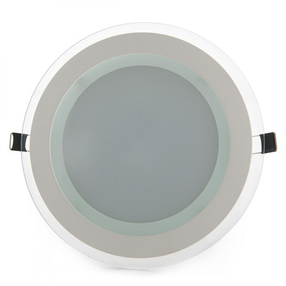 Downlight LED 18W 1800Lm 6000ºK Vidro Circular Ø200Mm 40.000H