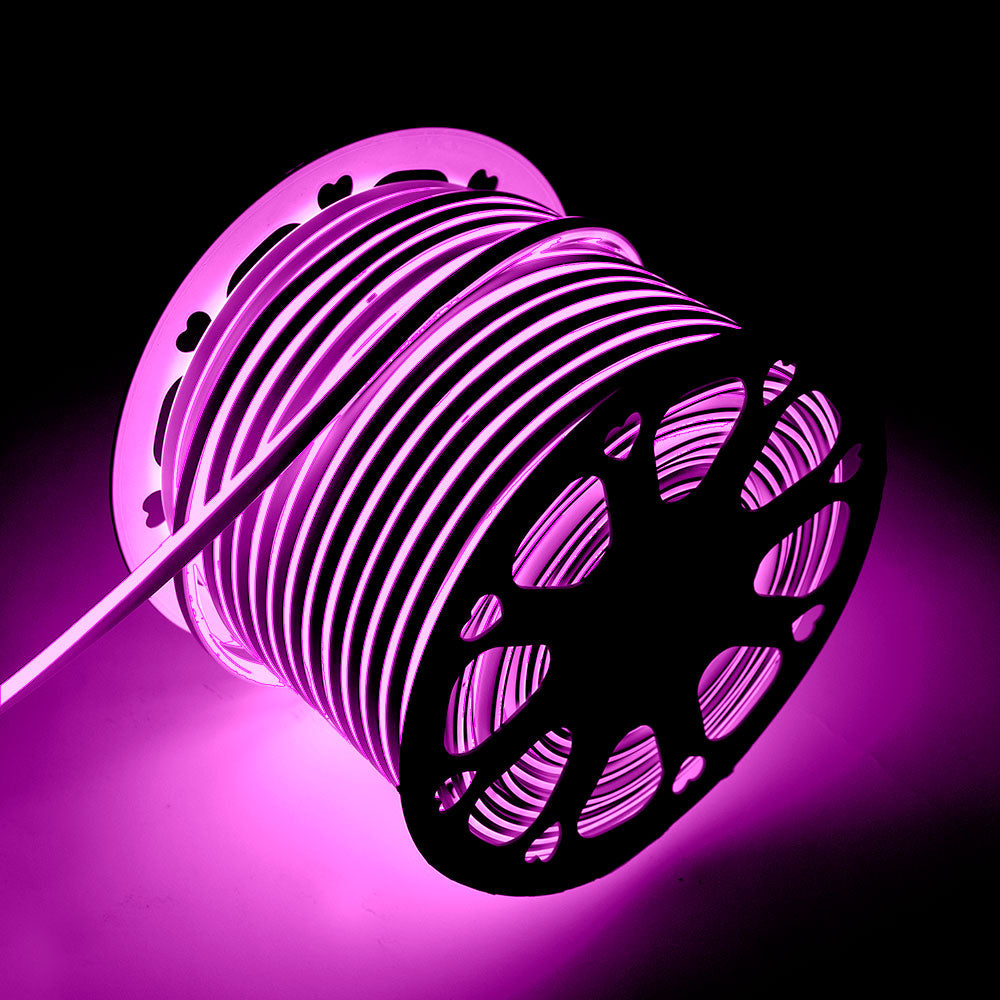 Mangueira Fita LED "Neon Flex" 6W 6000ºK 220VAC 8x16mm Simples 120xSMD2835 6W/M x1M 40.000H