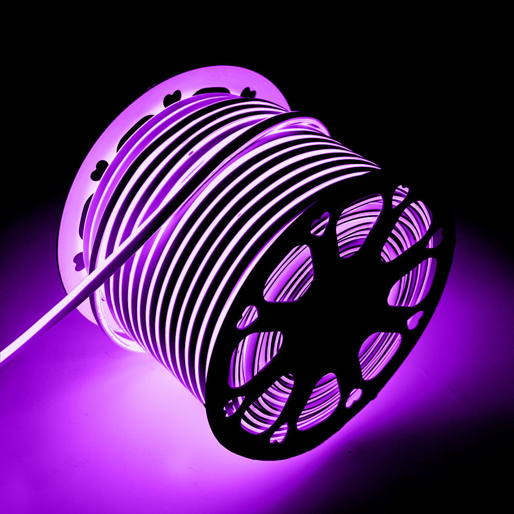 Mangueira Fita LED "Neon Flex" 6W 6000ºK 220VAC 8x16mm Simples 120xSMD2835 6W/M x1M 40.000H