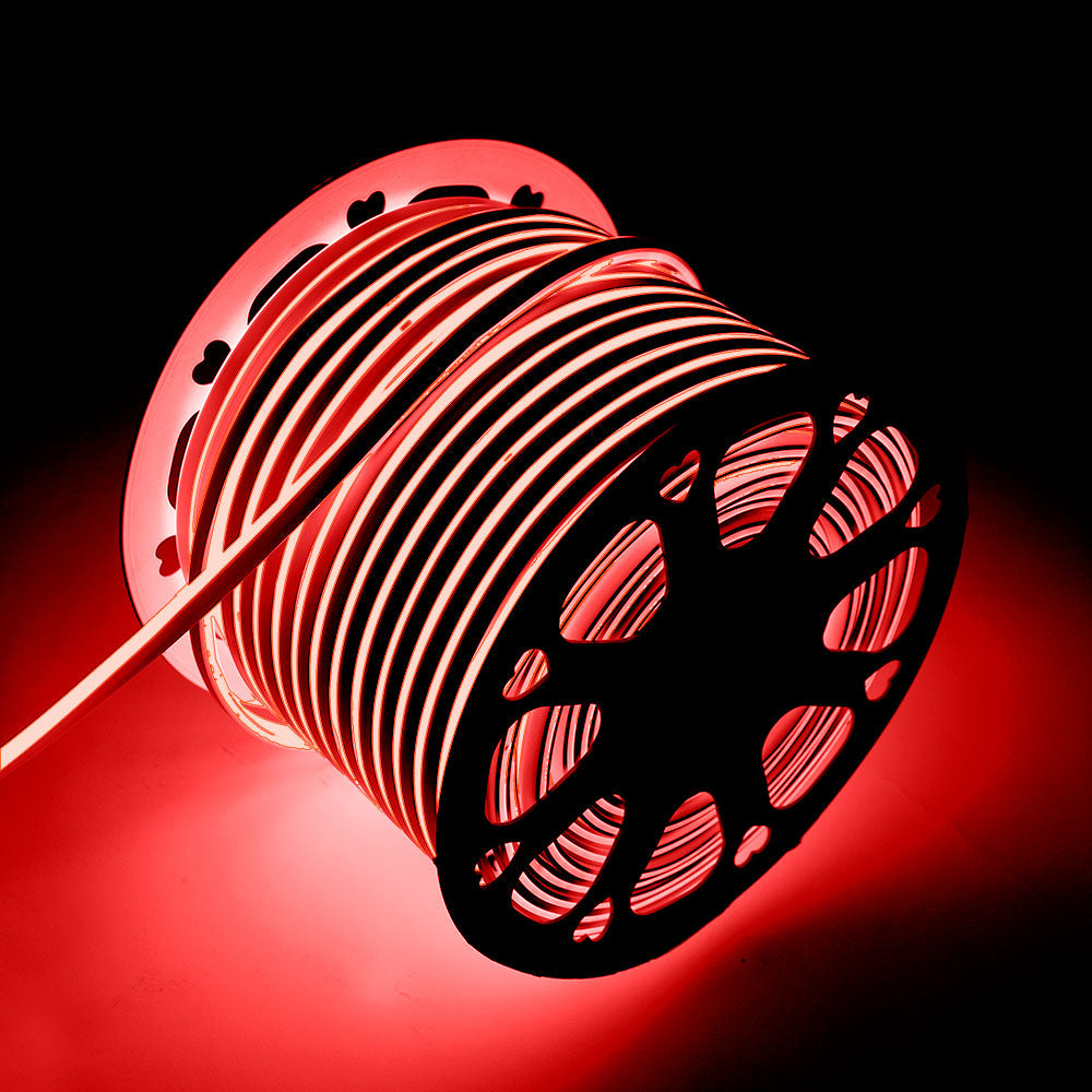 Mangueira Fita LED "Neon Flex" 6W 6000ºK 220VAC 8x16mm Simples 120xSMD2835 6W/M x1M 40.000H