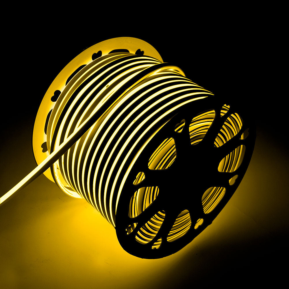 Mangueira Fita LED "Neon Flex" 6W 6000ºK 220VAC 8x16mm Simples 120xSMD2835 6W/M x1M 40.000H