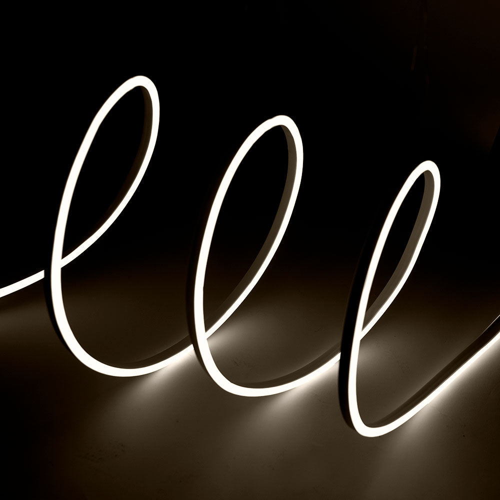 Mangueira Fita LED "Neon Flex" 6W 6000ºK 220VAC 8x16mm Simples 120xSMD2835 6W/M x1M 40.000H