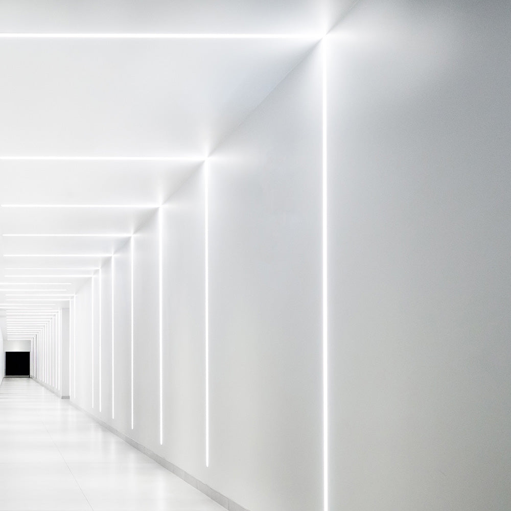 Perfil de Alumínio Para Recesso Escayola/Pladur Tira LED Led 9Mm - 2M