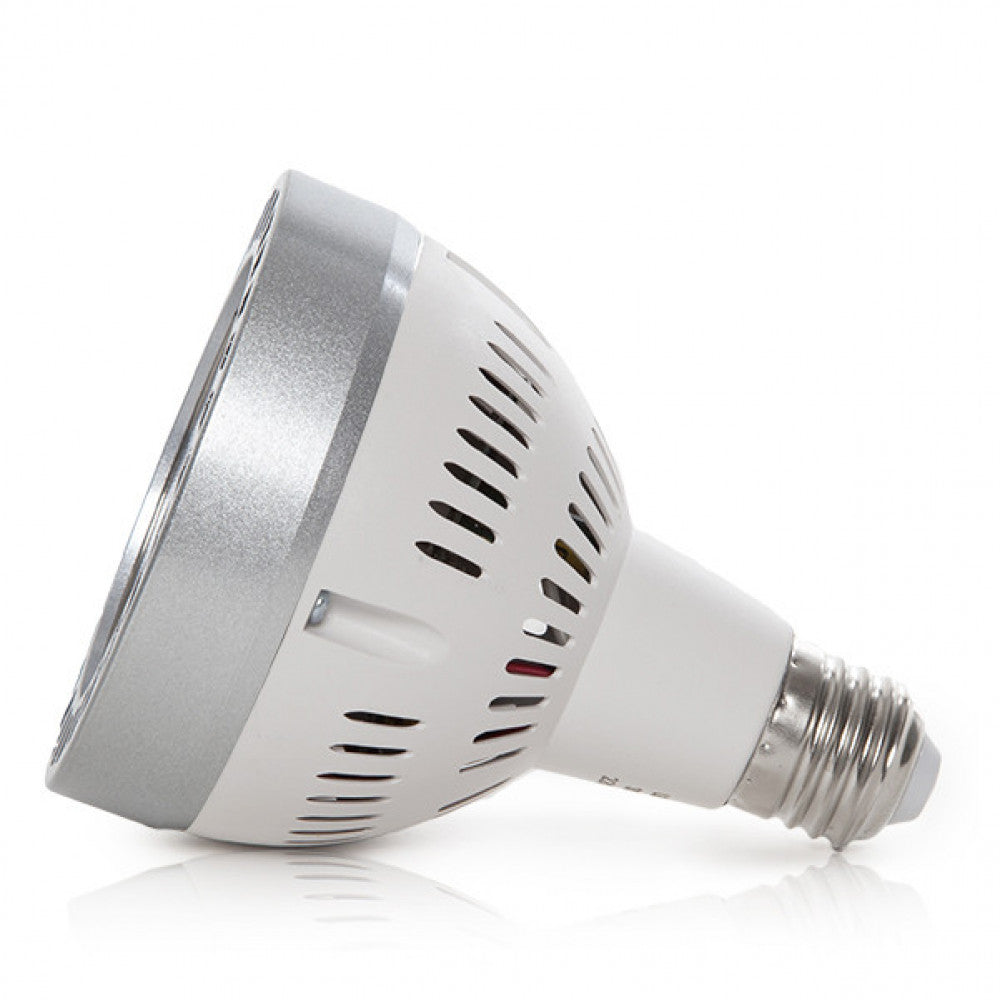 Lâmpada LED E27 45W 3.900Lm 6000ºK PAR30 Ventilador 40.000H
