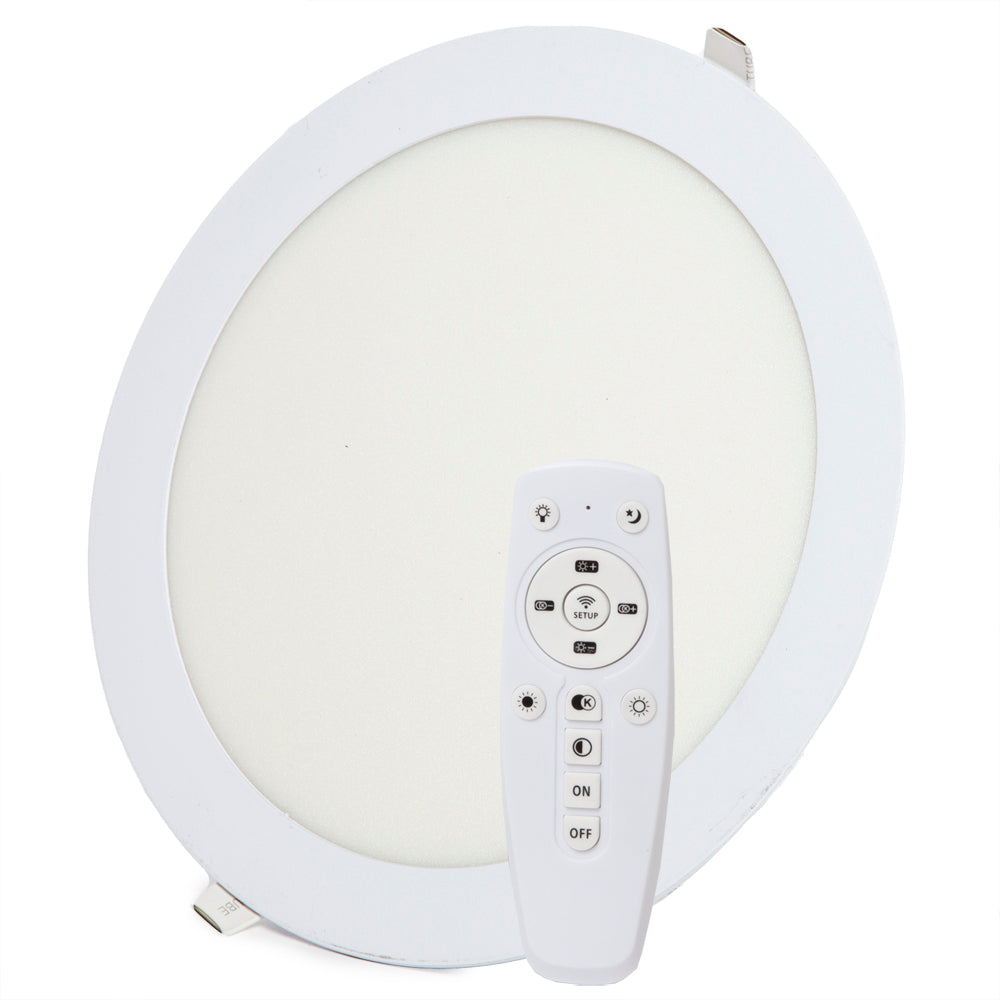 Painel LED 18W 1.800Lm Controle Remoto (Intensidade-CCT) 40.000H
