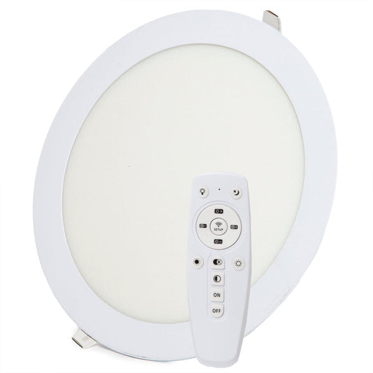 Painel LED 18W 1.800Lm Controle Remoto (Intensidade-CCT) 40.000H