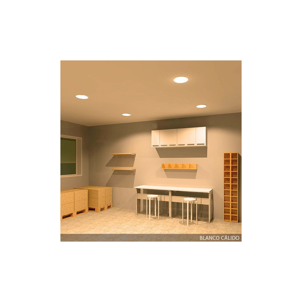 Painel LED 18W 1.800Lm Controle Remoto (Intensidade-CCT) 40.000H