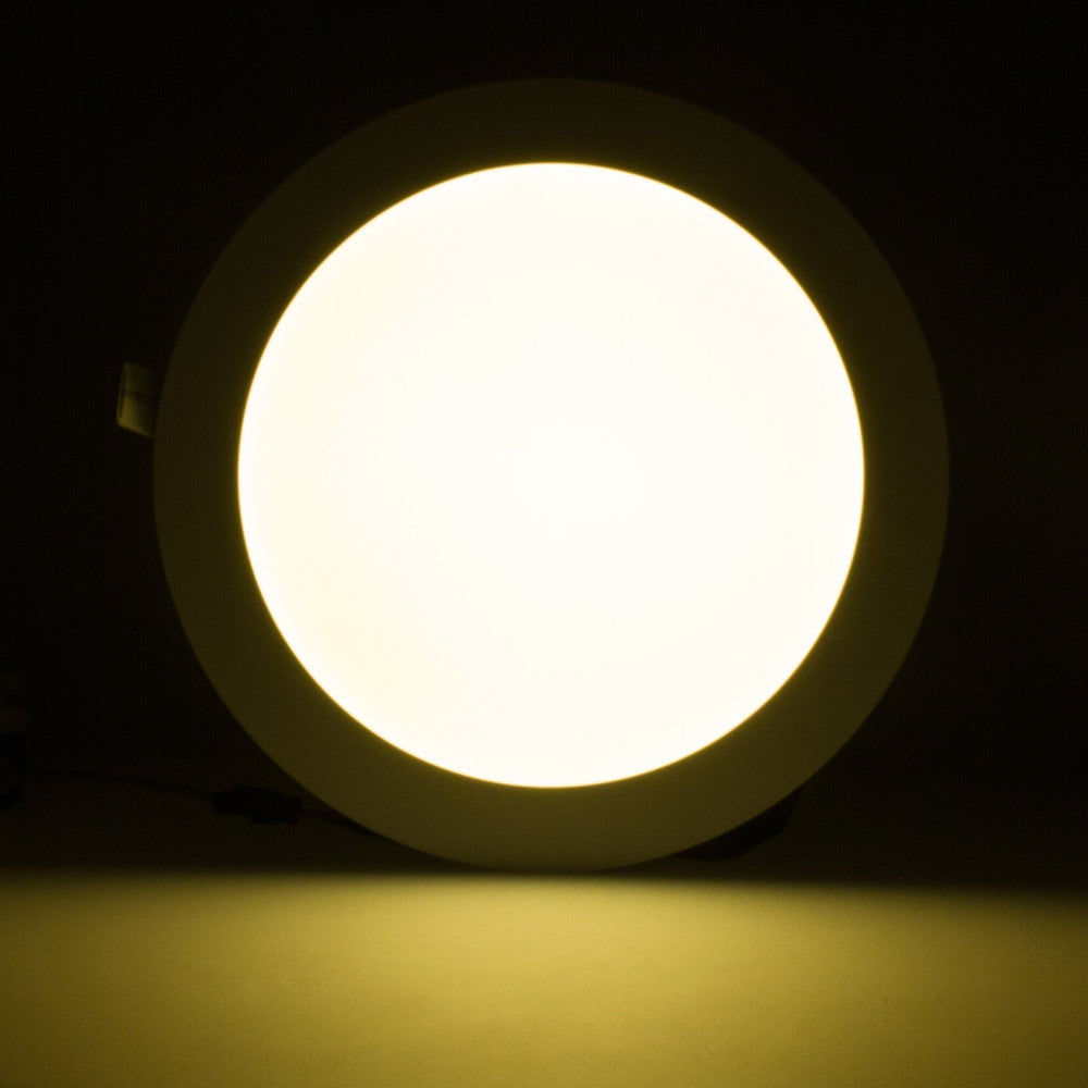 Painel de LED 25W 2.000Lm CCT (Tom de Luz Regulável) 3000-6000ºK Circular 40.000H