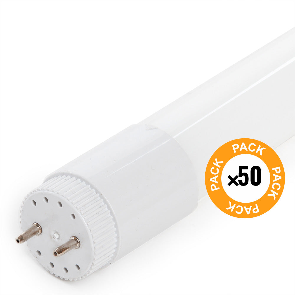 Pacote de 50 Tubos LED T5 22W 1.350Lm 6000ºK Vidro 115Cm 40.000H