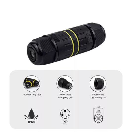 I-shape exterior IP68 wire connector