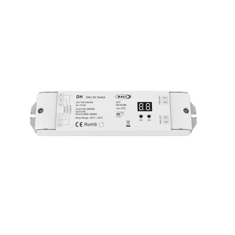 Interruptor ON/OFF DALI-2 2 Canais 230V CA SKYDANCE DH