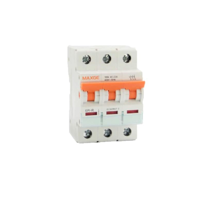 Interruptor de Maniobra para Calha DIN 3P 16-125A MAXGE Alpha+