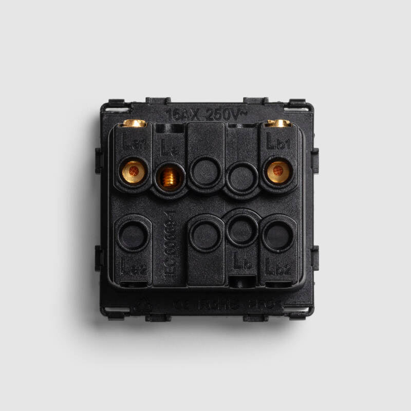 Interruptor Duplo Botão de Pressão Modern