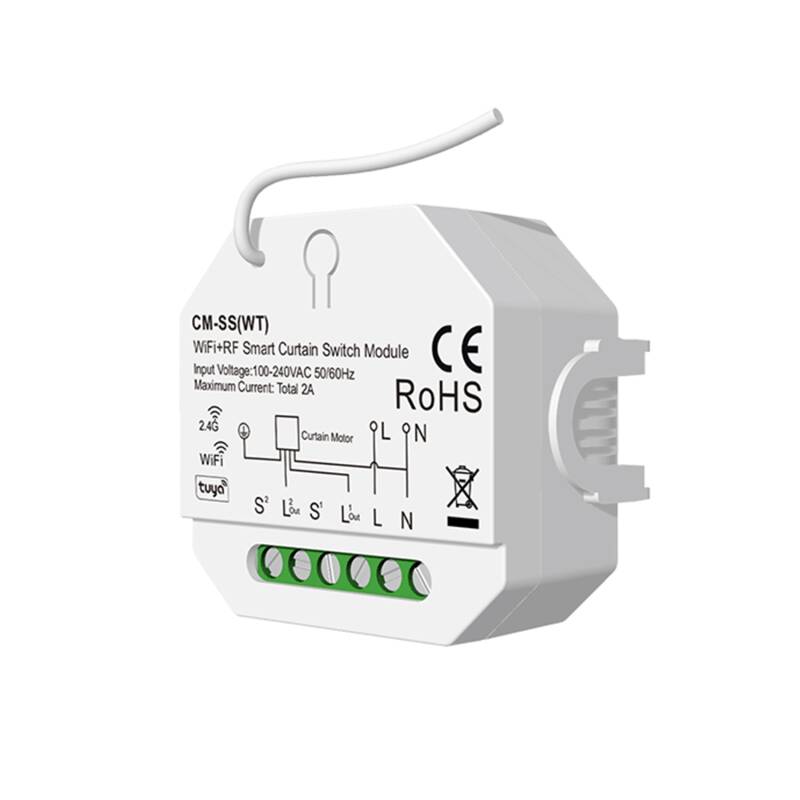 Interruptor para Persiana WiFi SKYDANCE CM-SS(WT) Compatível com Controlo Remoto RF