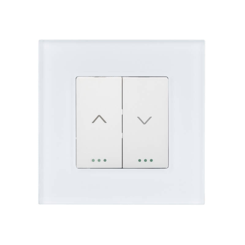 Interruptor Pulsador para Persianas Automáticas com Setas e Moldura PC Modern
