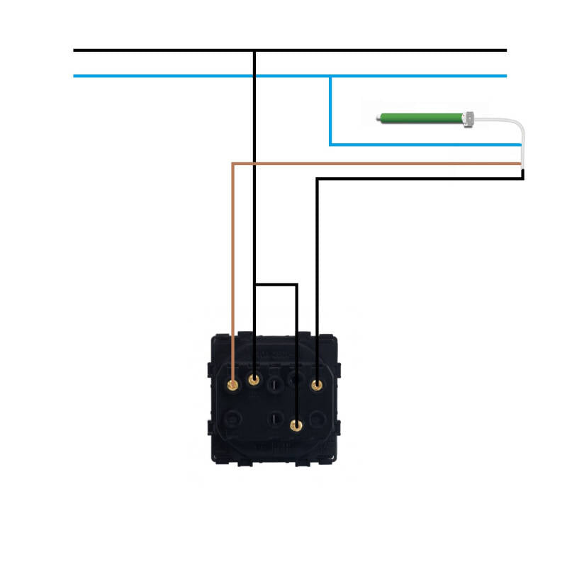 Interruptor Pulsador para Persianas Automáticas com Setas Modern