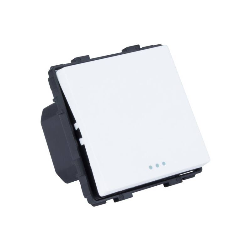 Interruptor Simples Comutado com Moldura PC Modern