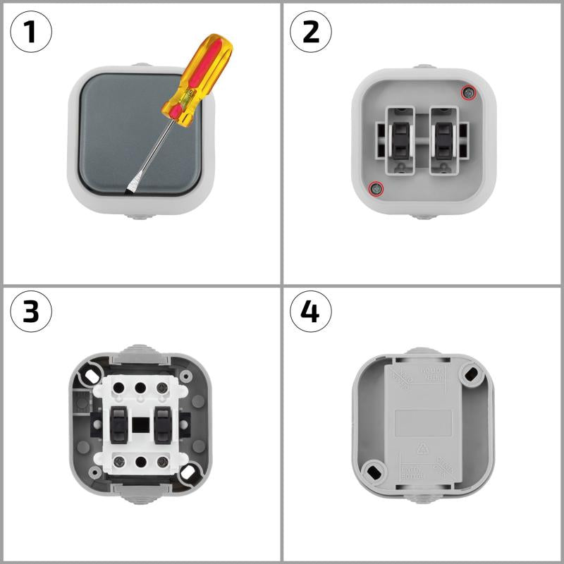 Interruptor Simples Conmutado IP54