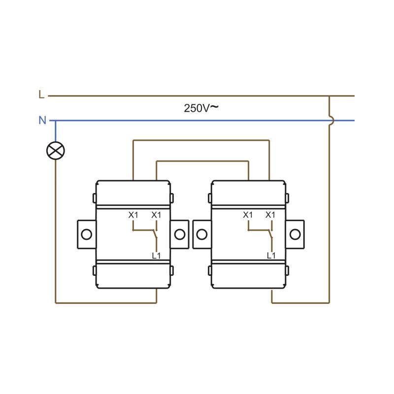 Interruptor Simples Conmutado IP54