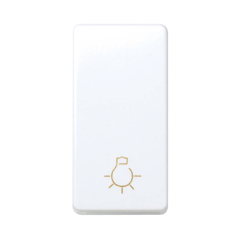 Interruptor Simples de Pressão Estreito com Tecla Luz Simon 27 Play 27151
