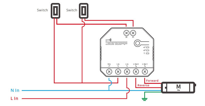 Interruptor WiFi Medidor de Energia Compatível com Interruptor Convencional SONOFF Dual R3 15A